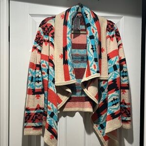 Moon Collection Southwestern Patterned Cardigan